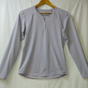 Arc'teryx Kadem Henley Long Sleeve Shirt Women's Size XS Light Purple Heather